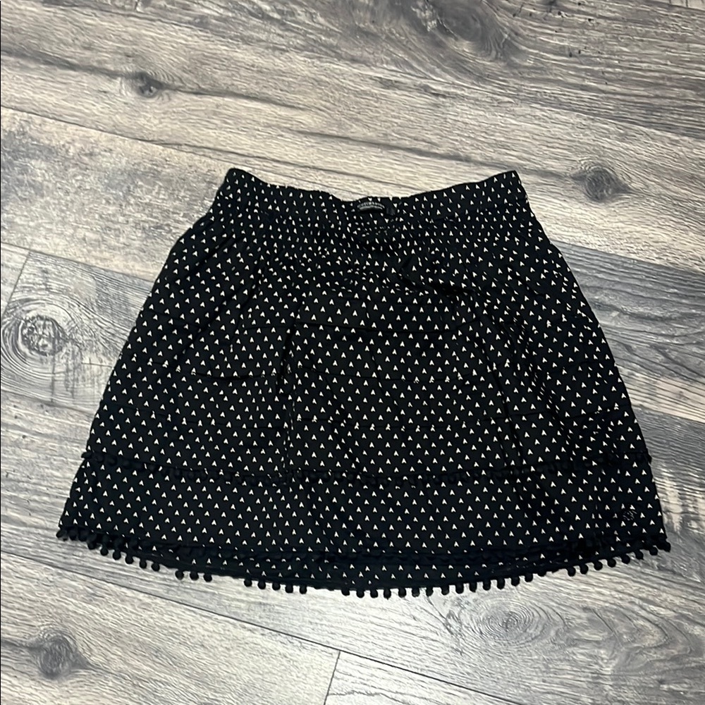 Scotch & Soda Black and White Patterned Skirt
